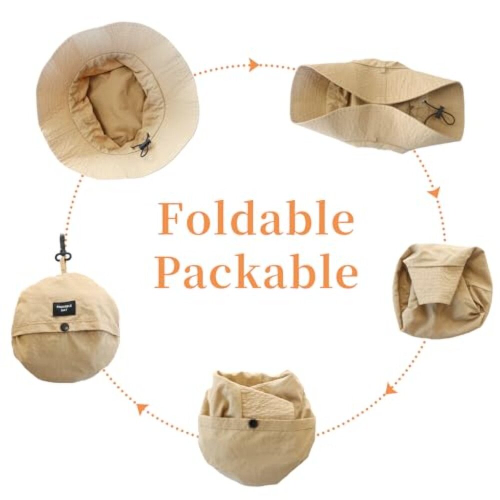 Packable Quick Dry Sun Bucket Hat Waterproof Ligh… - image 8